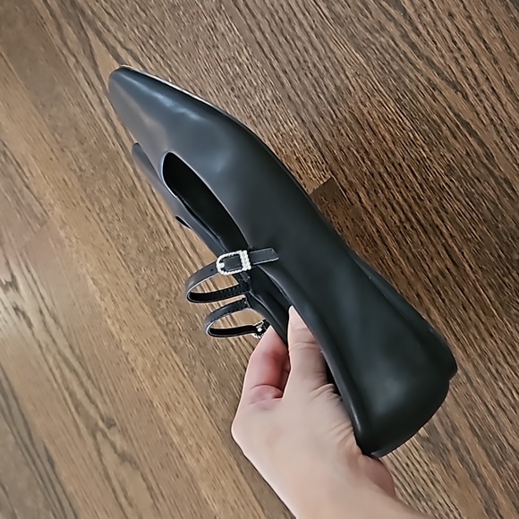 Dolce Vita Reyes Black Mary Jane Flats 9/9.5 - Picture 3 of 8